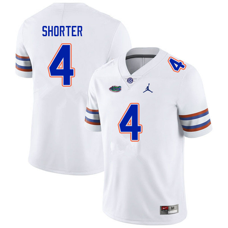 Men #4 Justin Shorter Florida Gators College Football Jerseys Sale-White
